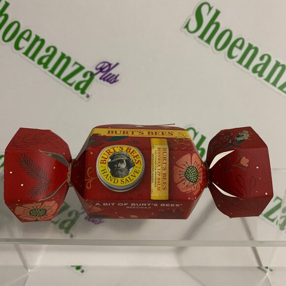 Burt's Bees Beeswax Gift Box Set Hand Salve Lip Balm With Vitamin E & Peppermint - Picture 1 of 6